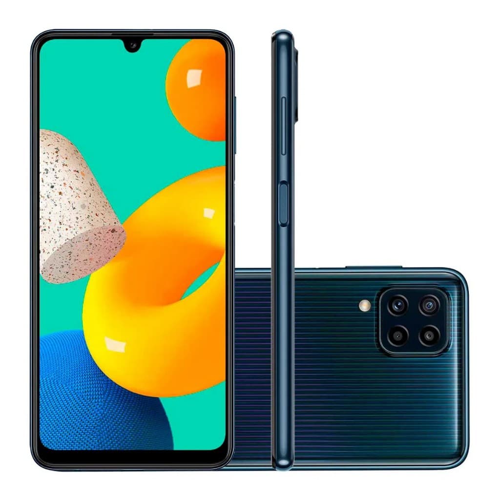 Smartphone Samsung Galaxy M32 128GB 4G Wi-Fi Tela 6,4'' Dual Chip 6GB RAM - Exposição