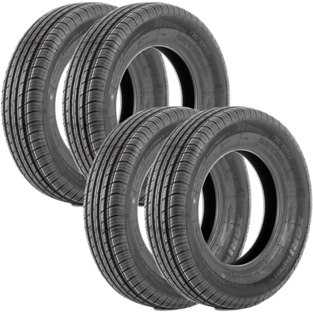 Jogo 4 Pneus 175/70 R13 XBRI Fastway B2 82H Aro 13 Novos
