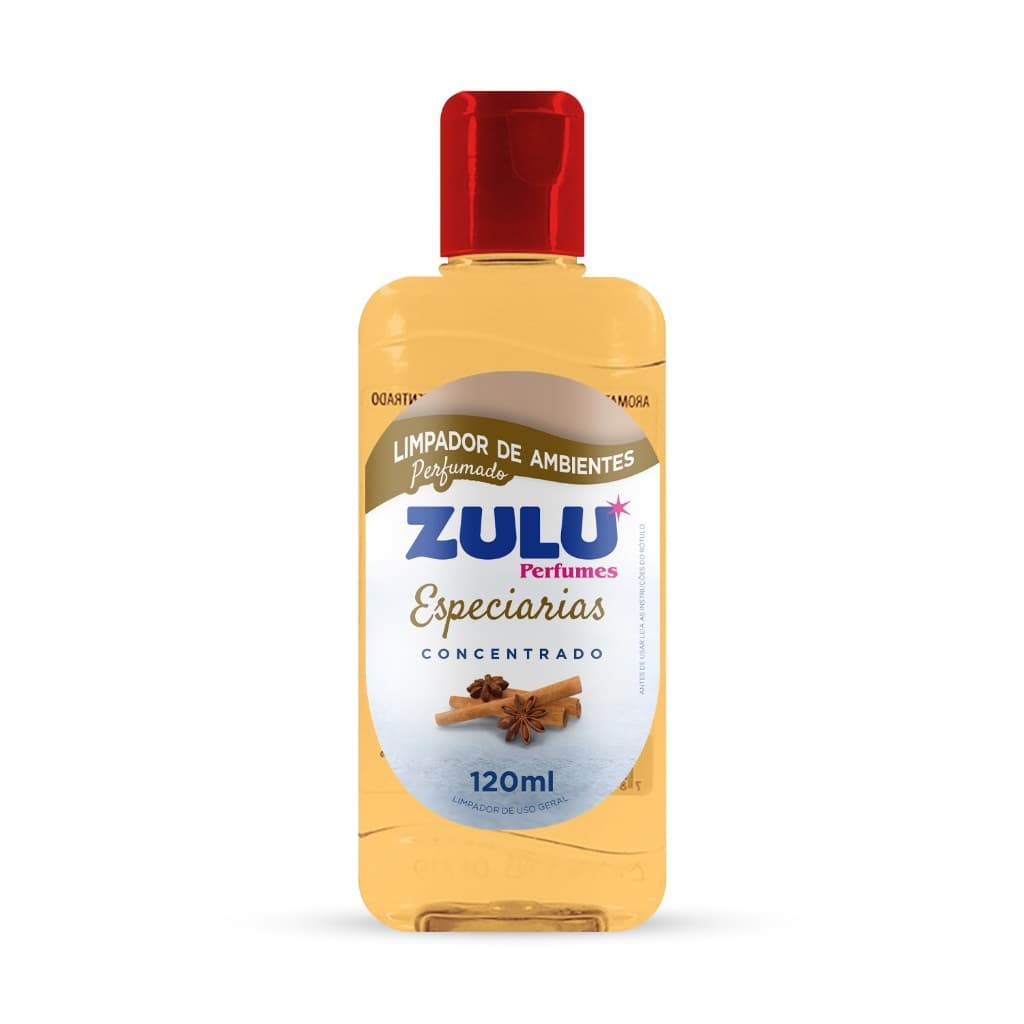 Produto de Limpeza - Limpador Perfumado de Ambientes 120ML - ZULU COALA - ESPECIARIAS