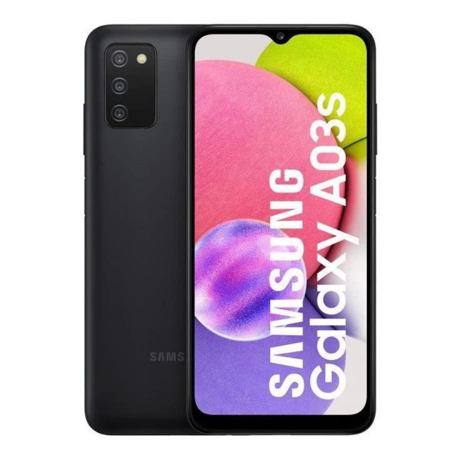 Celular Samsung Galaxy A03s 64GB Preto 4G 4GB RAM - Imagem frontal
