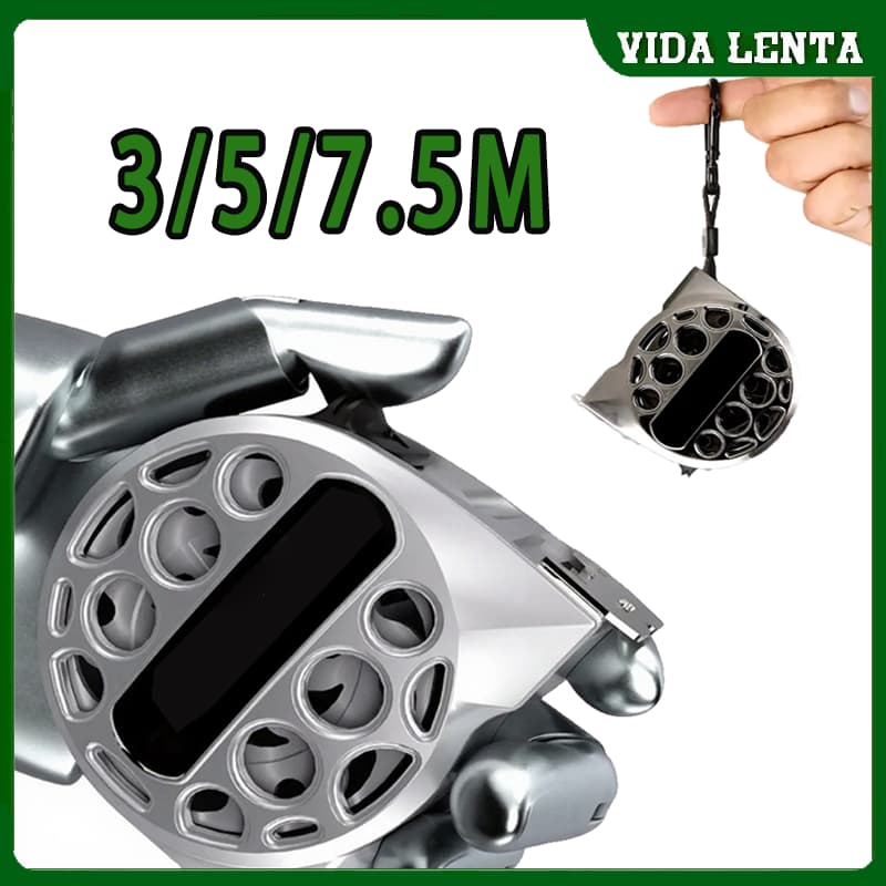 3/5/ 7,5 M Fita Métrica De Aço Inoxidável De Alta Precisão Desenho vazado