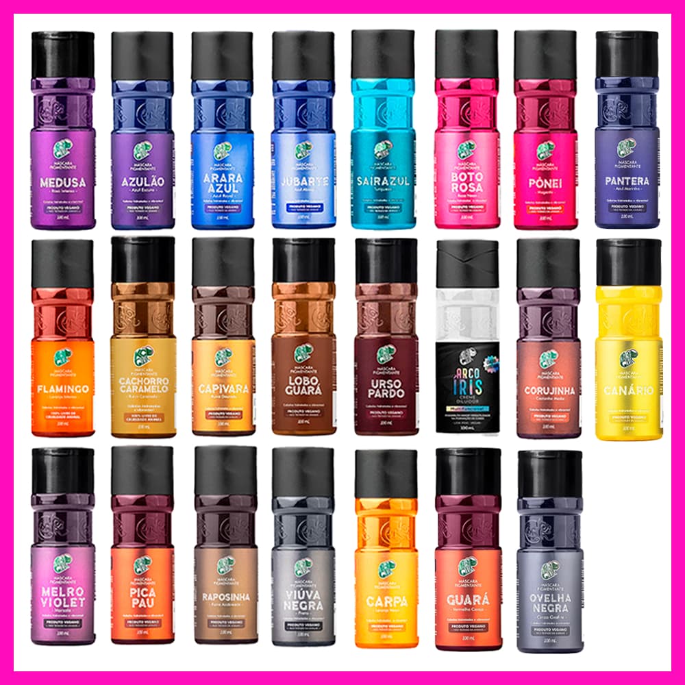 Kamaleão Color Tonalizantes 100ml Máscara Pigmentante - Extremamente hidratante.