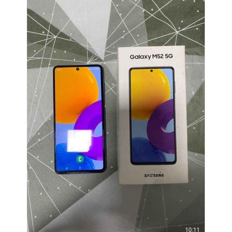 Smartphone Samsung Galaxy M52 5G novo com caixa original