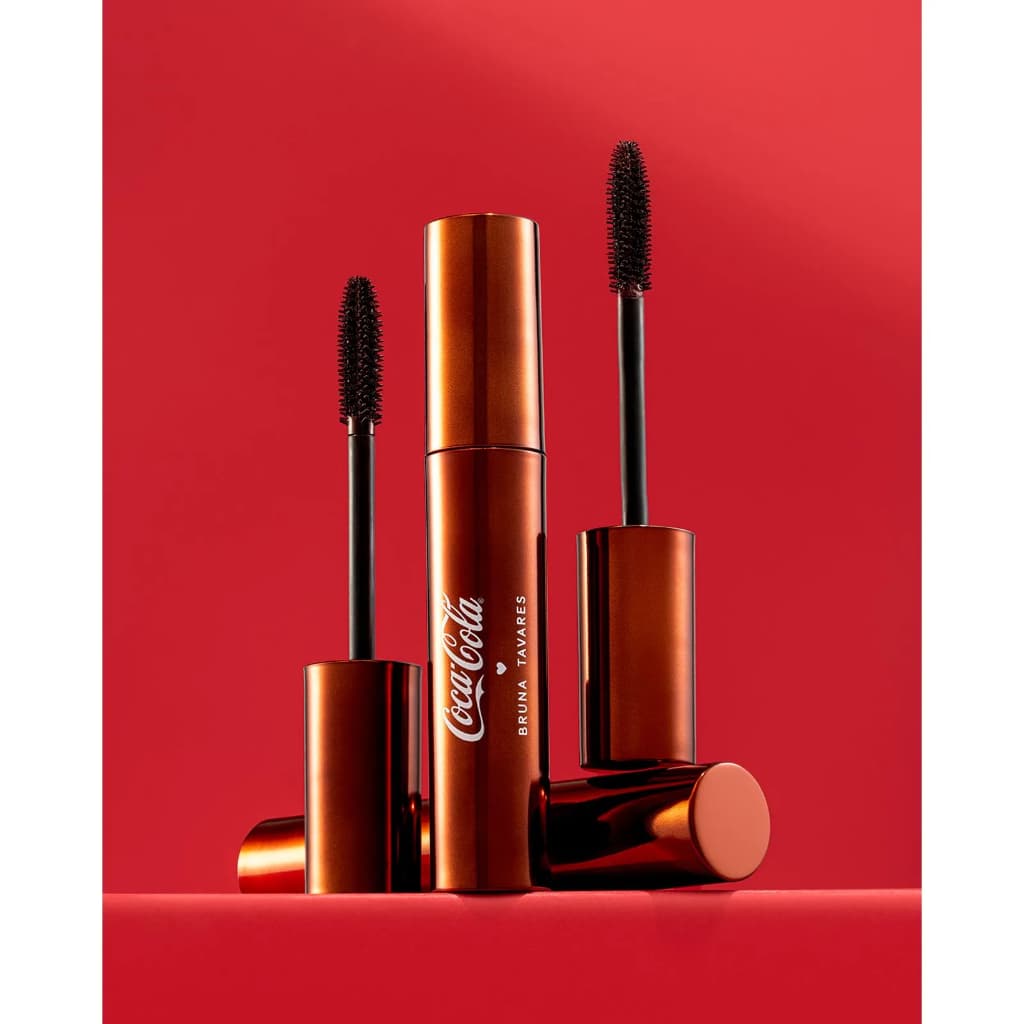 BT x Coca-Cola Máscara para Cílios Refresh Your Lashes - Bruna Tavares X Coca Cola - Máscara de Cílios Marrom - Mascar7g
