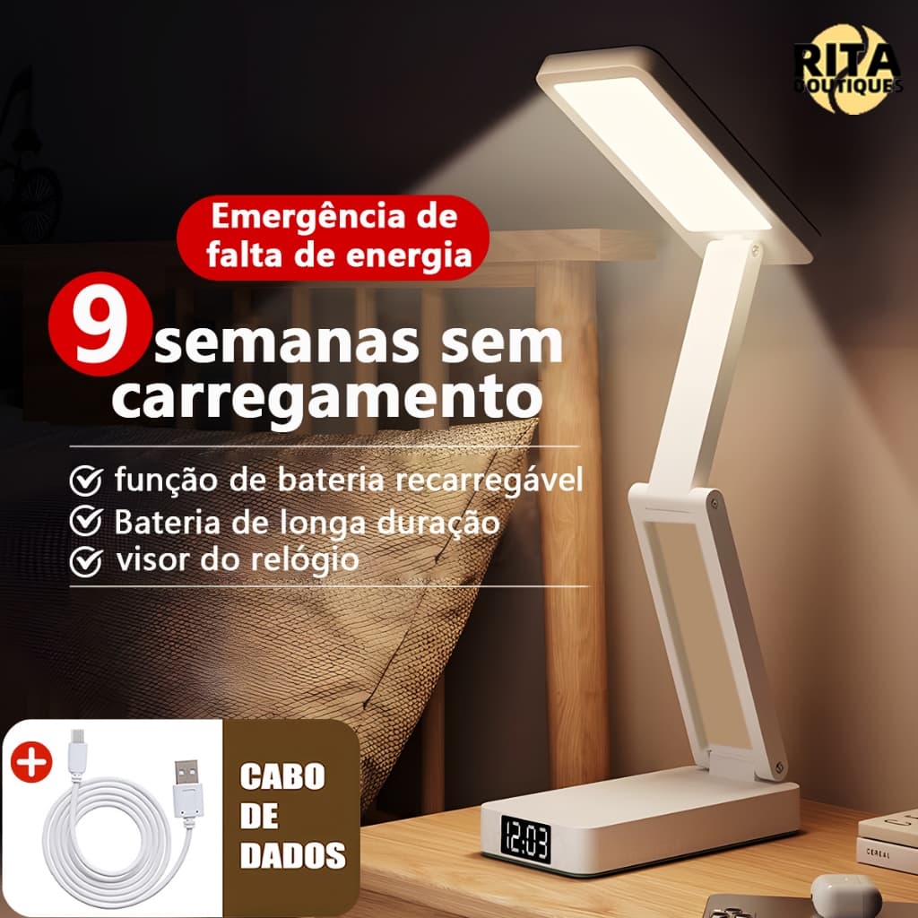 120 Horas Luminária De Mesa LED Recarregável Com Proteção Os Olhos Usb Iluminaria Abajur Lâmpada De Mesa Para Quarto