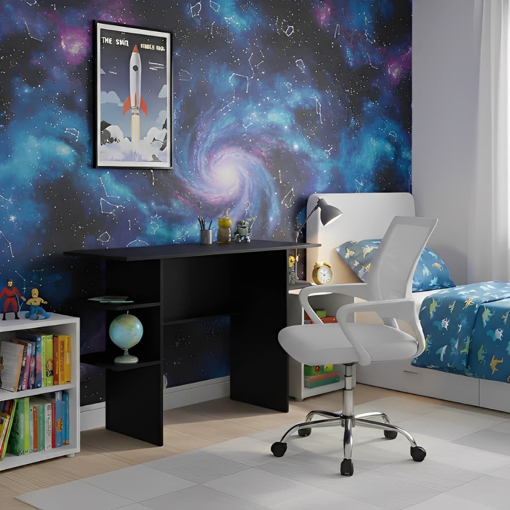 Kit Home Office Gamer Completo com Mesa Escrivaninha + Cadeira Mesh Ergonômica