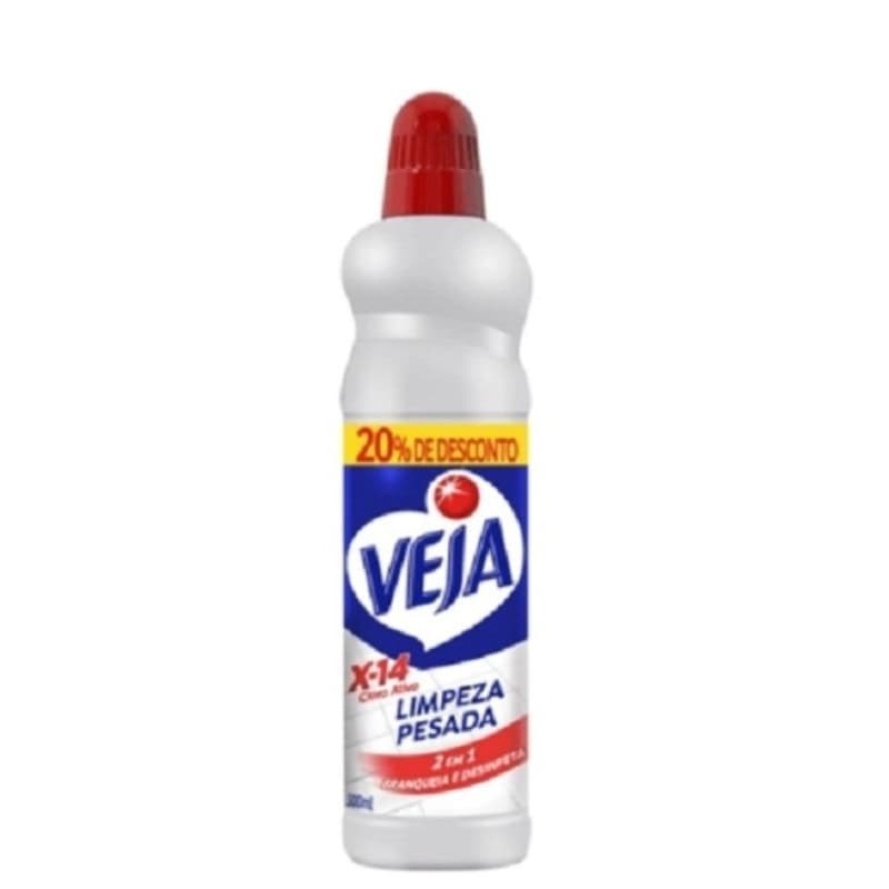 Frasco de limpeza Veja X-14 500ml com desconto de 20%