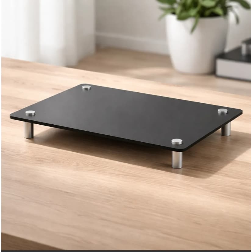 Suporte de metal preto para fogão de mesa Brastemp