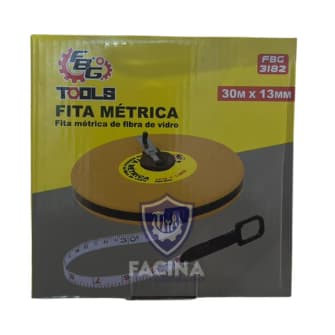 Fita Métrica de Fibra de Vidro 30m x 13mm FBG 3182