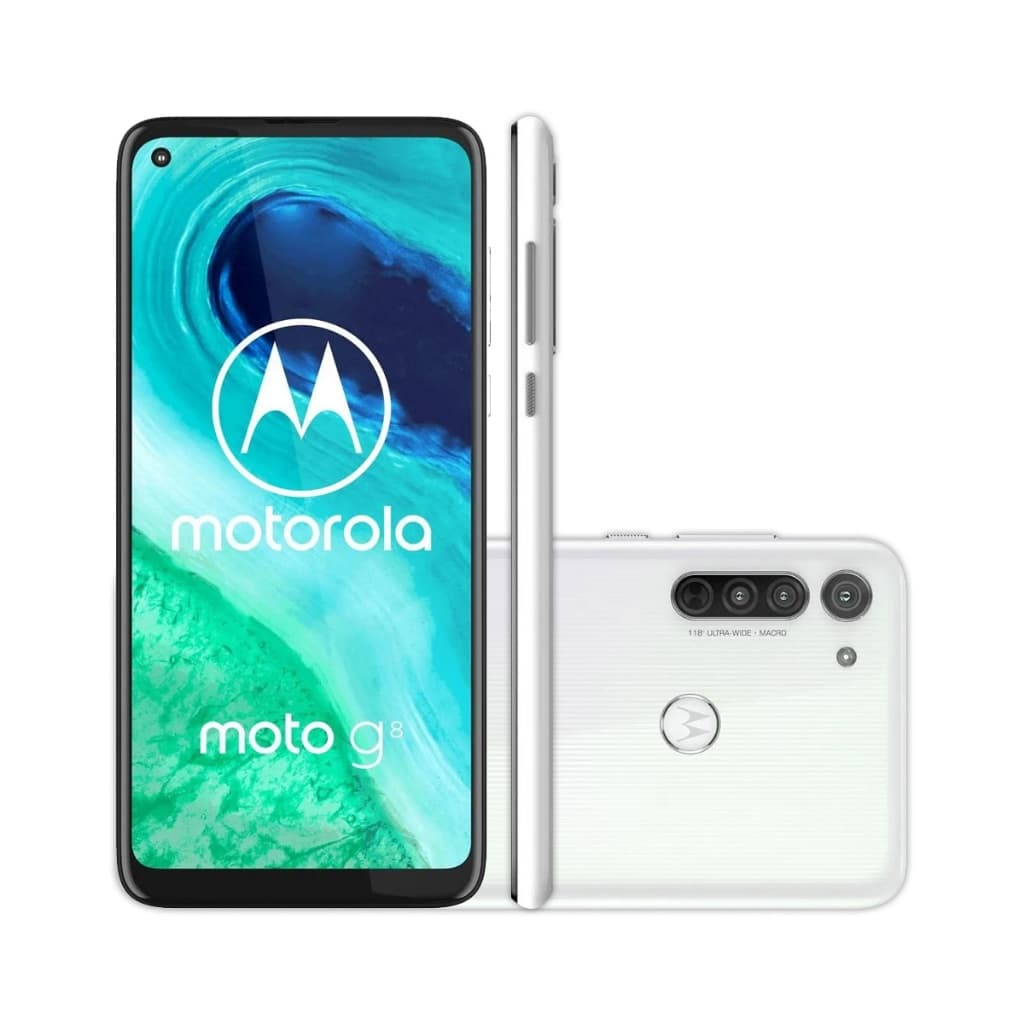 Motorola Moto G8 4G 64GB 4GB RAM 6,4″ Câmera Quádrupla 16MP + 8MP + 2MP