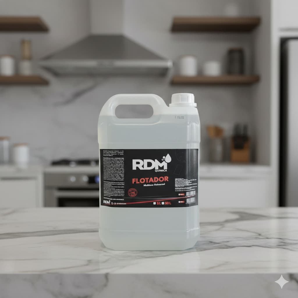 Flotador Multiuso | Remoção Eficiente de Gordura | Limpeza Profunda 5L