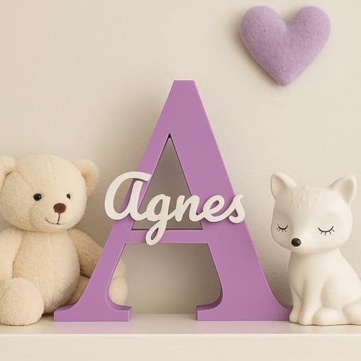 Letreiro Nome Personalizado Decorativo Chá Revelação de Bebê Decoração Quarto Infantil Maternidade