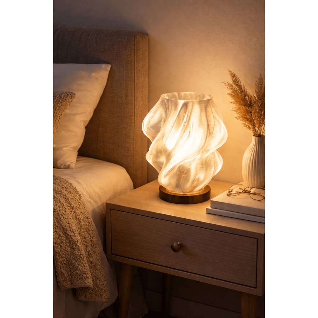 Luminária De Mesa Abajur Para Lâmpada LED 127V/220V Mesa Cabeceira
