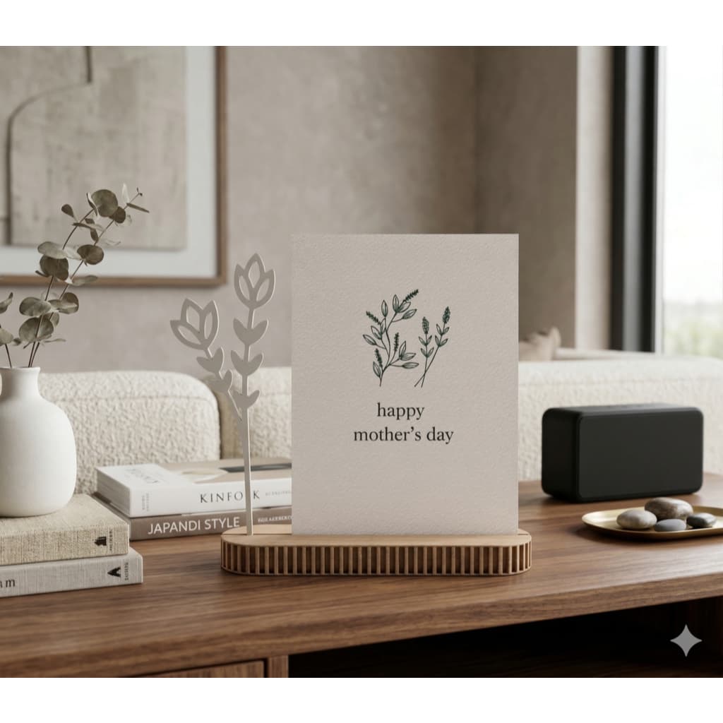 Porta Retrato Decorativo Presente Criativo Dia das Mães Suporte Minimalista Elegante