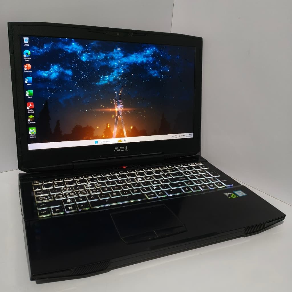 Notebook gamer Avell Titanium, Core i7 7ª geração, GTX 1050, 16GB RAM, 500GB SSD, 15.6P FHD IPS, Windows 11
