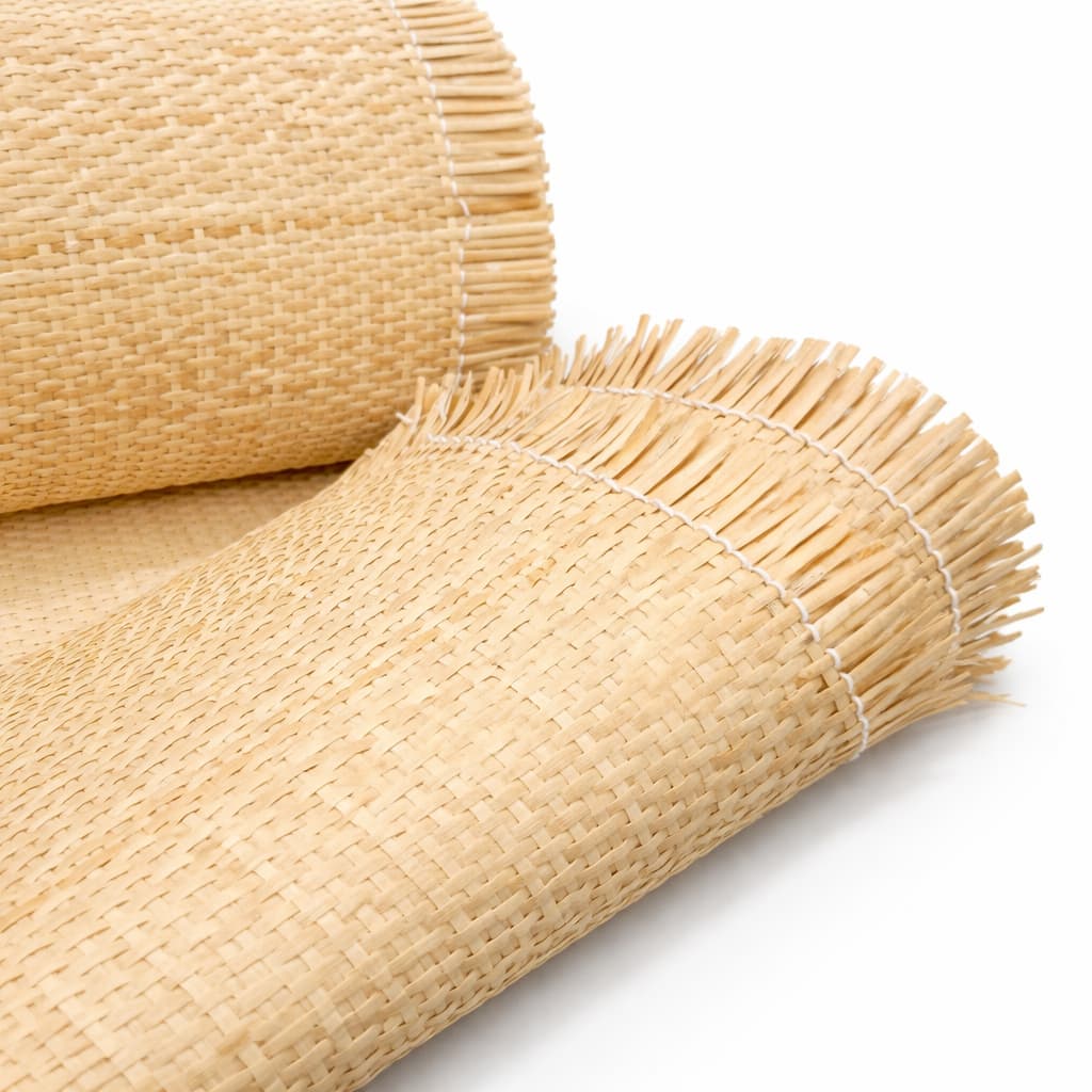 Palha Palhinha Indiana 100% Natural De Fibra Fechada Tela Rattan Com Casca 80cm de Largura