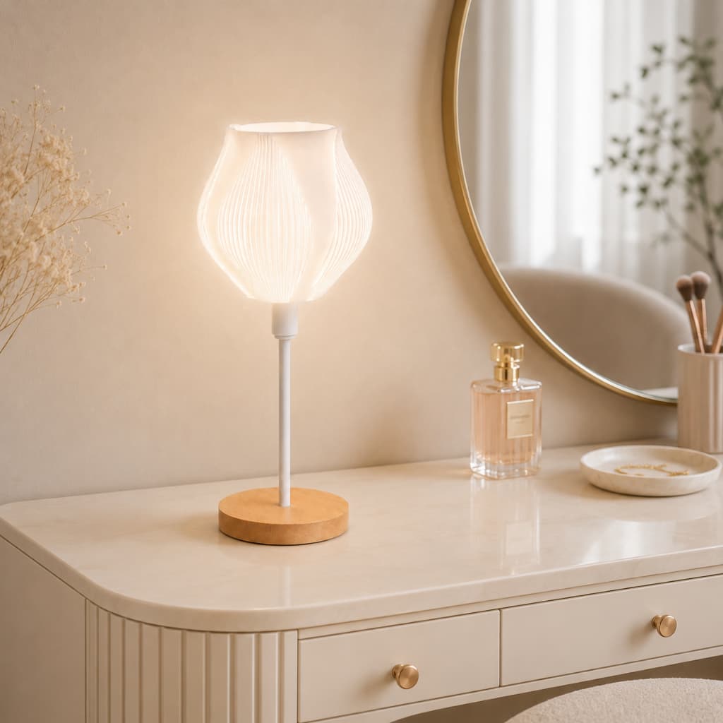 Abajur Luminária de Mesa Decorativa| Abajur Luminária rosa| Abajur quarto infantil|| Abajur de Flor| Luminária