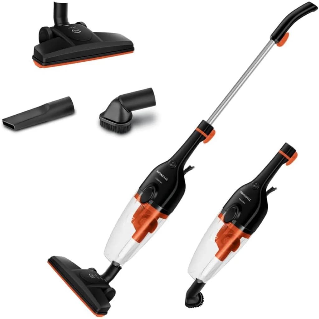 Aspirador de pó vertical Mondial Turbo Cycle 1500W AP-40 preto e laranja