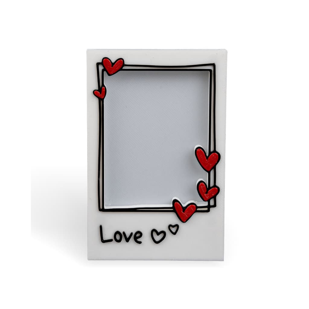 Porta Retrato Foto Polaroid Kit com 3 - Magnético Imã De Geladeira Decorativo Romântico Casal