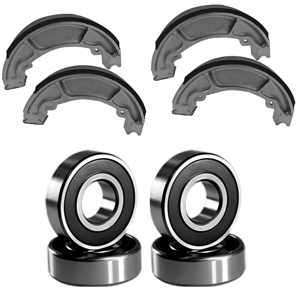 Kit Rolamentos e Lonas de Freio para Honda NXR Bros 125 150 160 Tambor