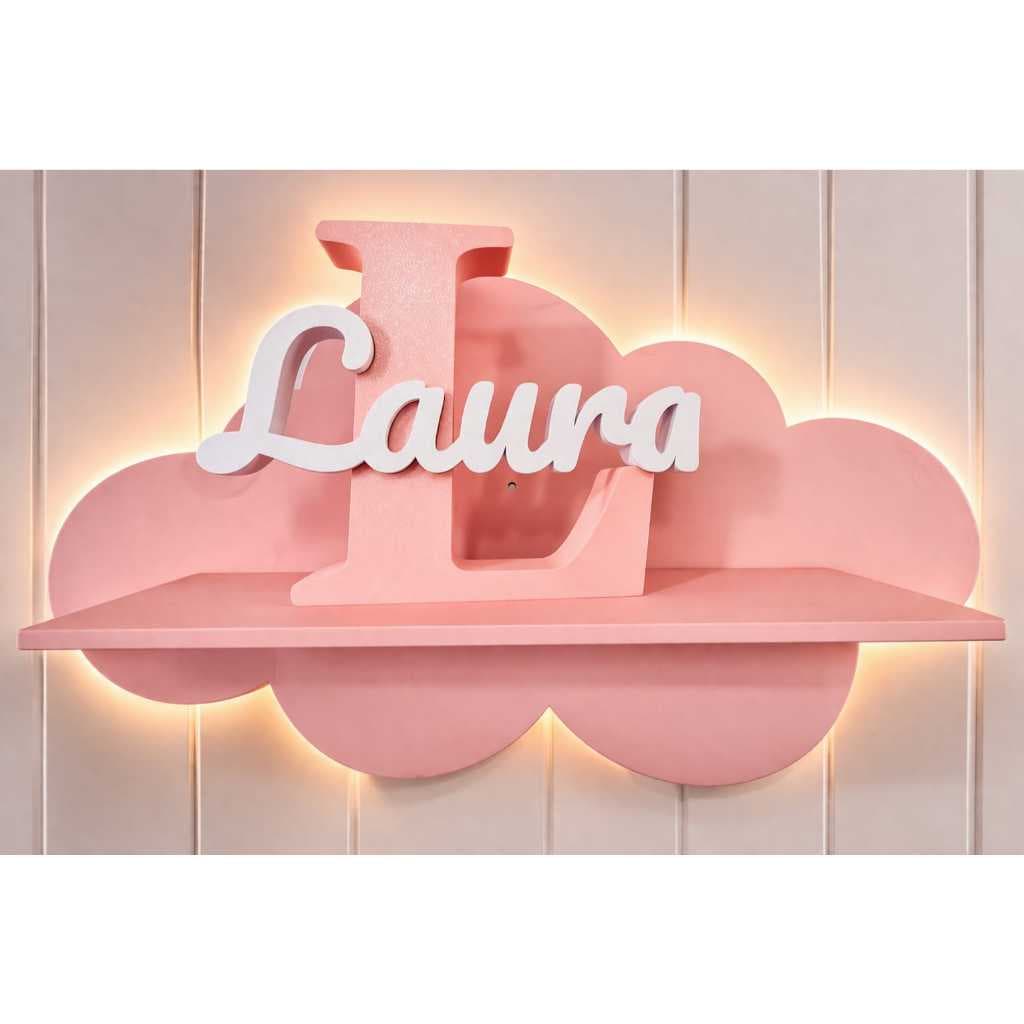 Nome em 3D Personalizado Decoração Quarto Bebê-Letreiro Infantil-Porta Maternidade-Chá de bebê-Lembrancinhas-3D Nome