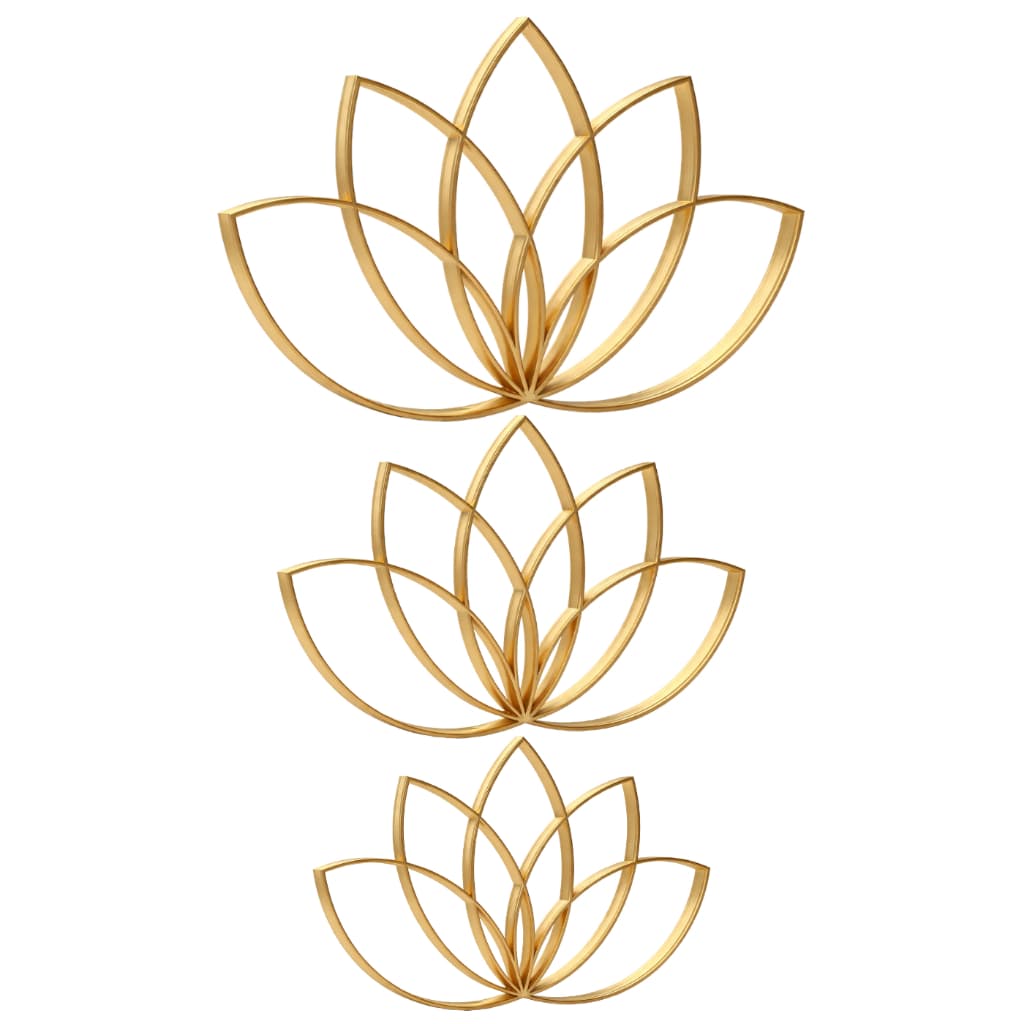 Flor de Lótus Estatua Símbolo da Vida Decoração Estatueta Sala Quarto Escritório Home Office