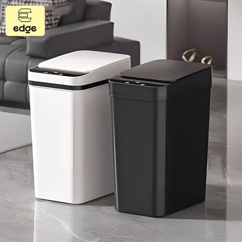 Lixeira Automática Inteligente com Sensor, Fácil de Abrir, Lixeira Doméstica de Toque, 13 Litros