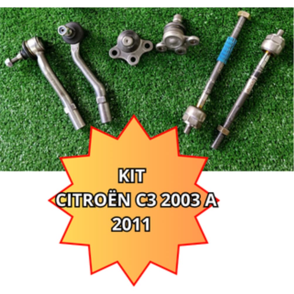 Kit Par De Pivo Terminal E Axial Citroen C3 2003 A 2011