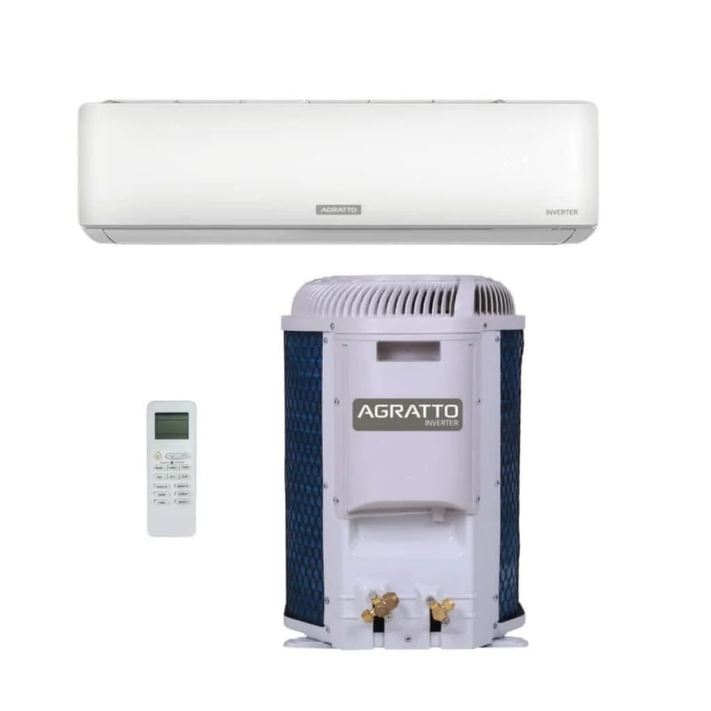 Ar Condicionado 12000 BTUs Inverter Agratto Split Frio Liv Top Econômico Silencioso Alta Eficiência 220v
