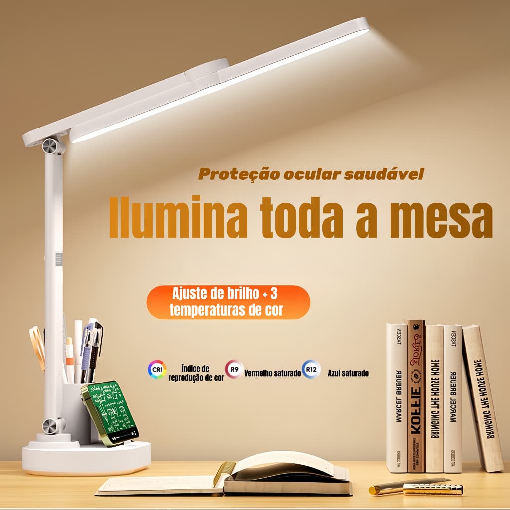 Luminária De Mesa Recarregáveis Led Com Proteção Os Olhos Usb Iluminaria Abajur Lâmpada De Mesa Para Quarto Dormitório