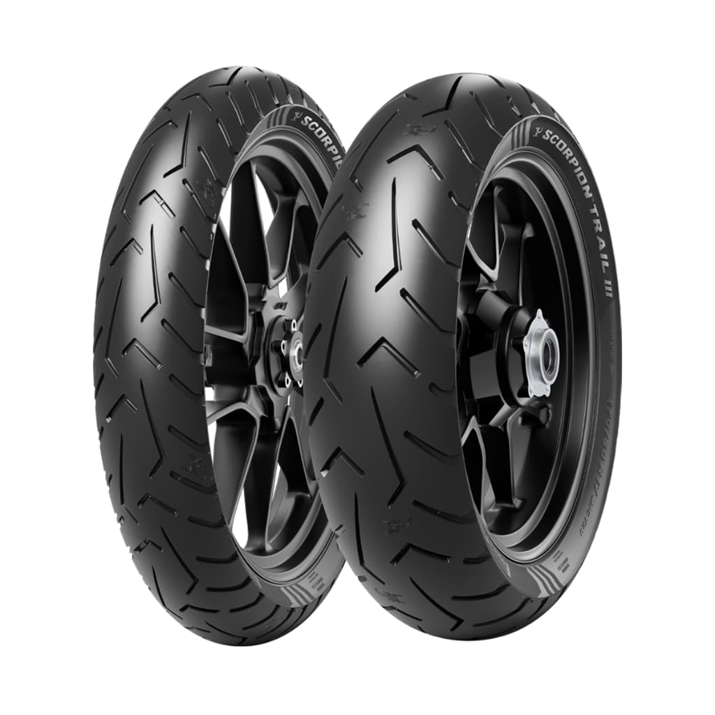 Kit 2 Pneus Moto Pirelli Scorpion Trail III 110/80 R19 59V + 150/70 R17 69V TL