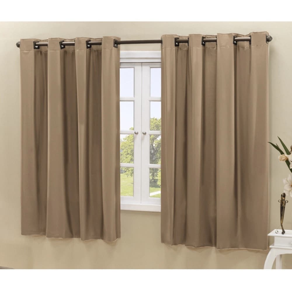 Cortina blackout bege 2,20m x 1,30m para escritório ou quarto