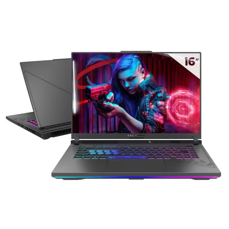 Notebook gamer Asus i9 Rog Strix 16'' RTX 4060 8GB VRAM 16GB RAM 512GB SSD