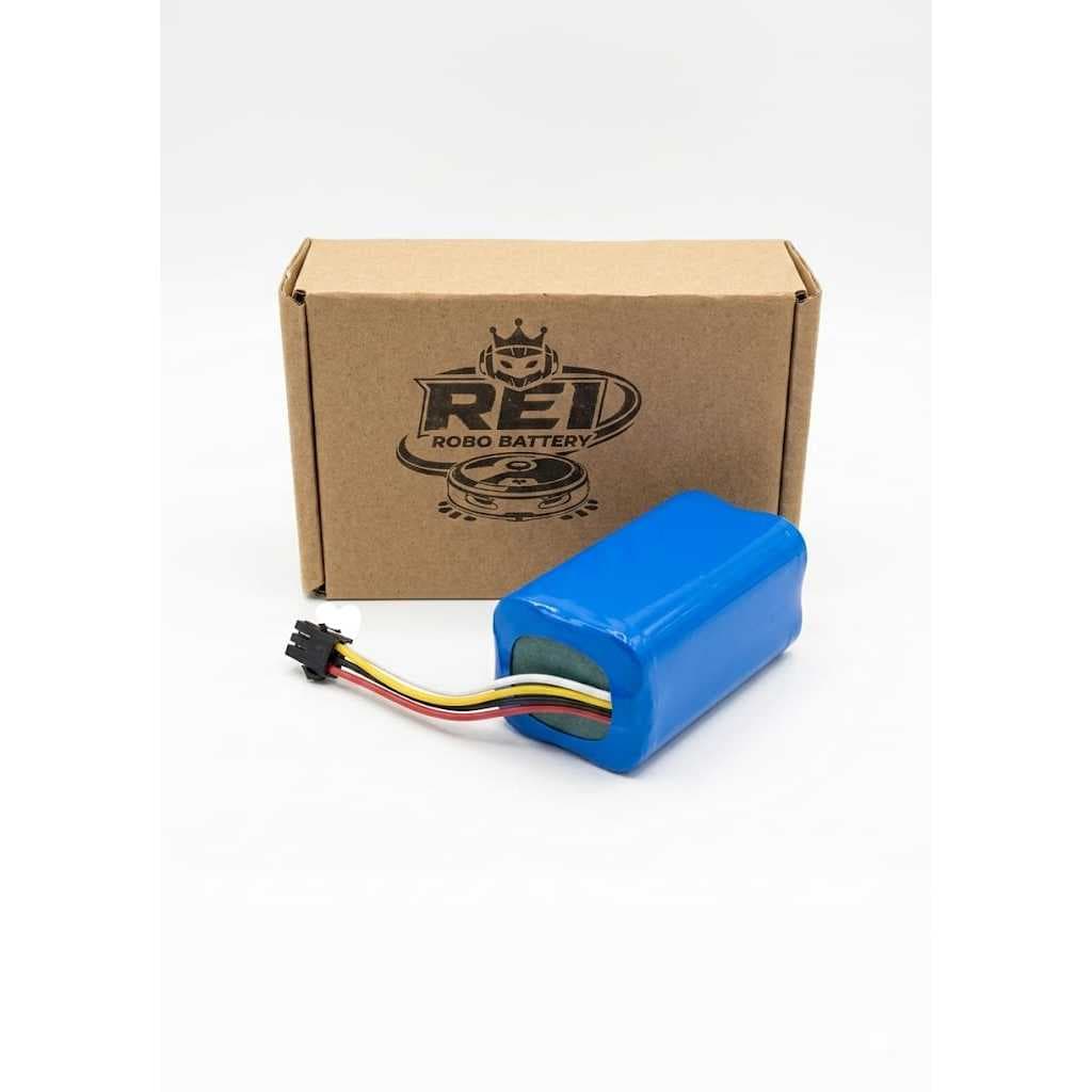 Bateria azul para aspirador de pó robô RED ROBO BATTERY com fios conectados