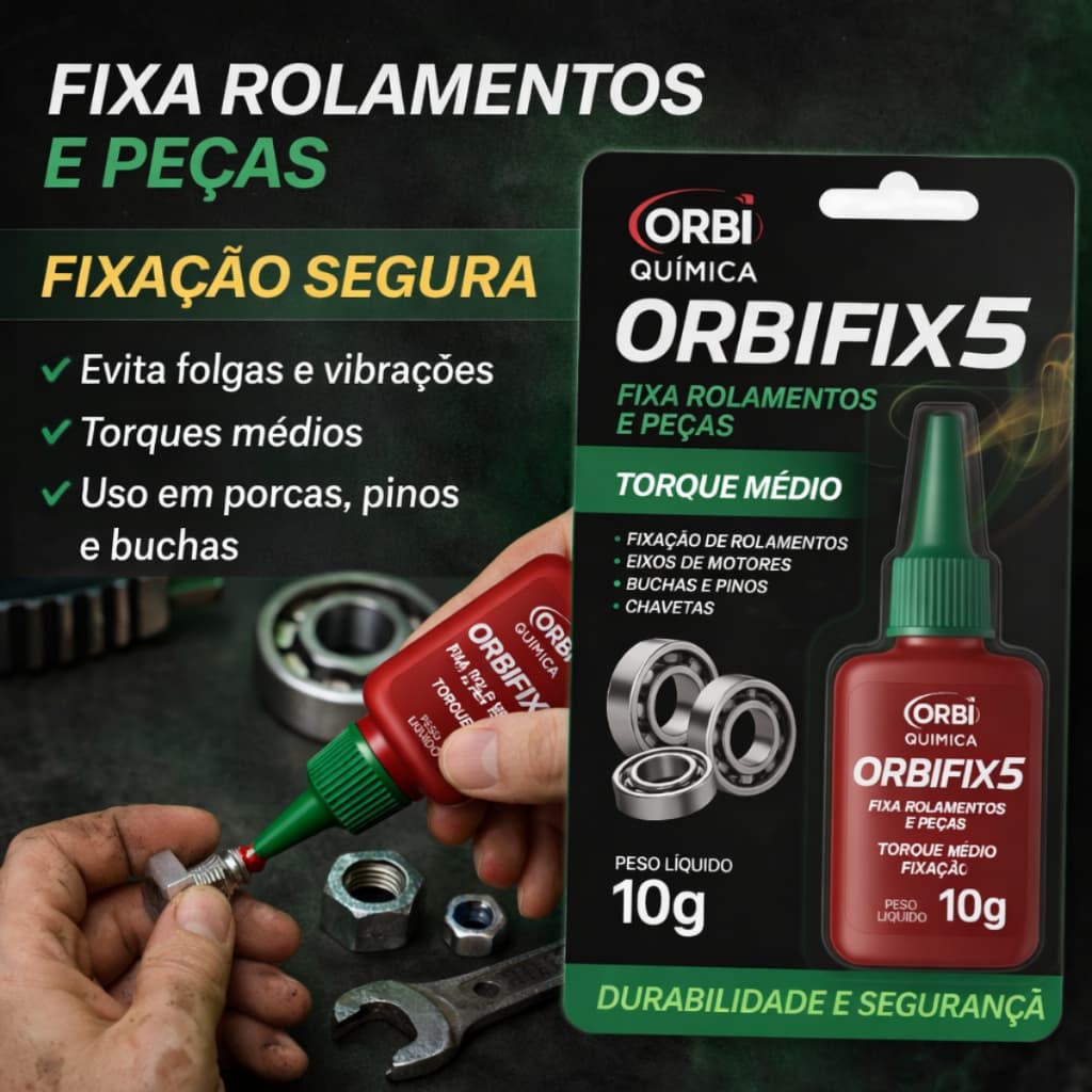 Tubo de cola Orbifix5 vermelho e verde para fixação de rolamentos e peças, 10g, torque médio, para porcas, pinos e buchas