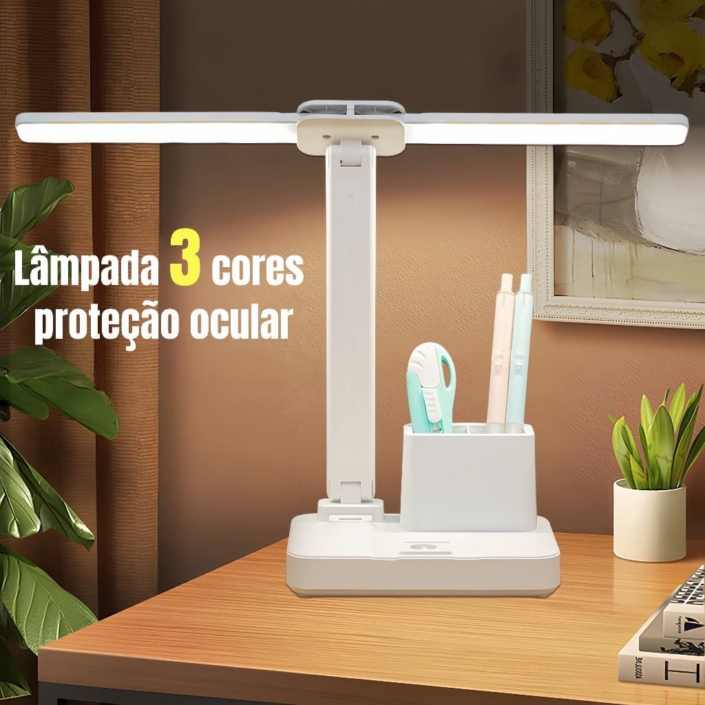 Luminária De Mesa Recarregáveis Led Com Proteção Os Olhos Usb Iluminaria Abajur Lâmpada De Mesa Para Quarto Dormitório