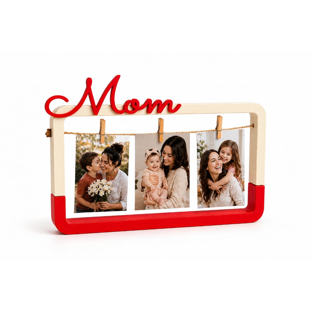 Porta Retrato Suspenso Mom Decorativo Presente Dia das Mães