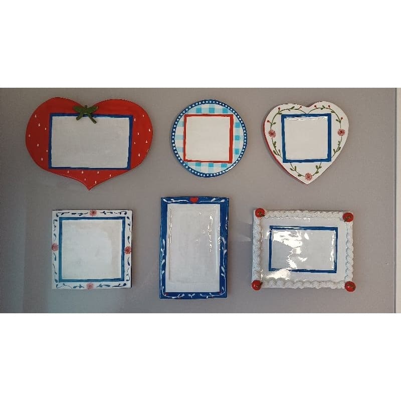 Kit 6 Molduras Decorativas para Parede | Composição Aesthetic Artesanal | Porta Retratos Criativos (Unidade ou Kit)