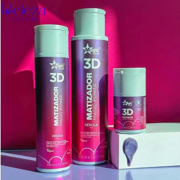 Matizador Loiro 3D Magic Color Power - Efeito Pérola - Perolado (Escolha Sua Variação)