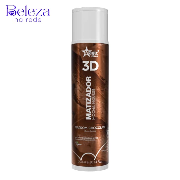 Magic Color Matizador 3D Mocha Mousse - Marrom Chocolate