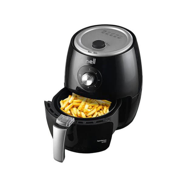 Fritadeira Elétrica sem Óleo/Air Fryer Nell Smart - Preta 2,4L com Timer