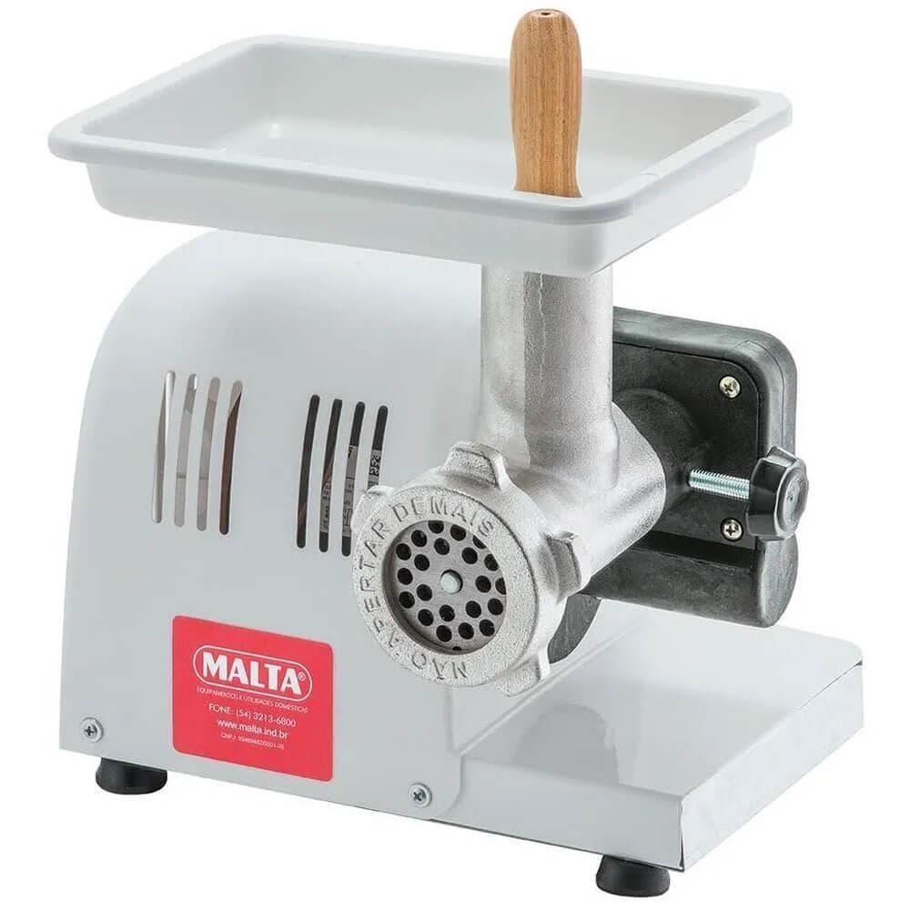 Moedor de Carne Malta Eletrico Branco Boca 8 Bivolt 3101026