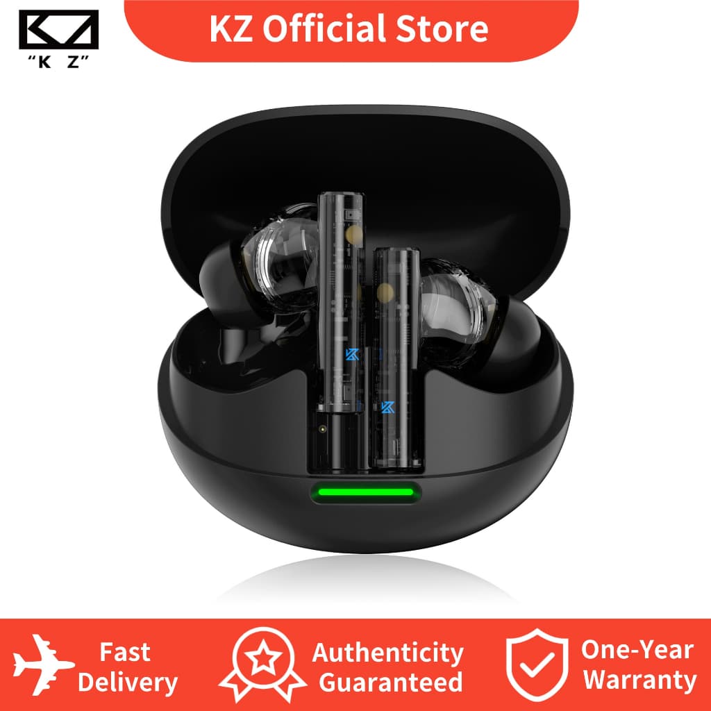 KZ Carol Pro Fones De Ouvido Sem Fio Bluetooth 5.4 com Cancelamento de Ruído Ativo