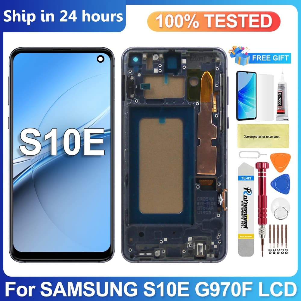 Display LCD para Samsung Galaxy S10e G970 com kit de reparo