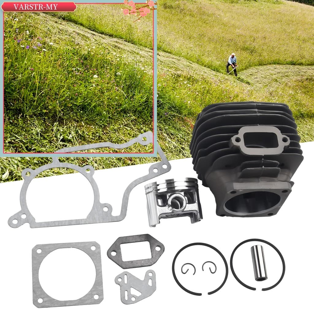 Kit De Pistão De Cabeça De Cilindro Para Motosserra Stihl 038 MS380 MS381 Juntas 52 Mm