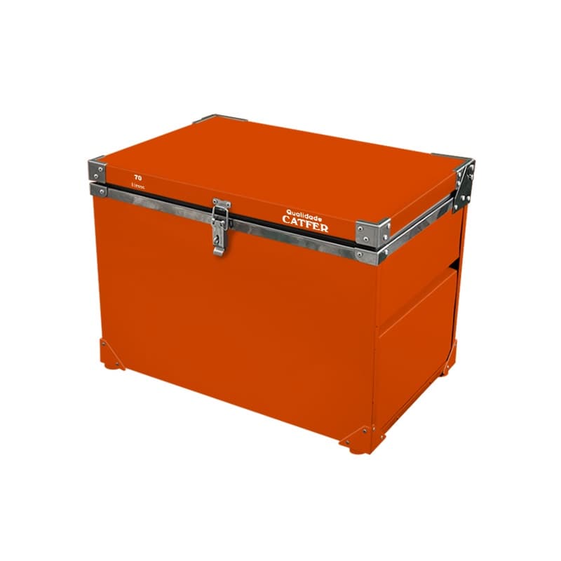 Caixa Térmica 70 Litros Laranja