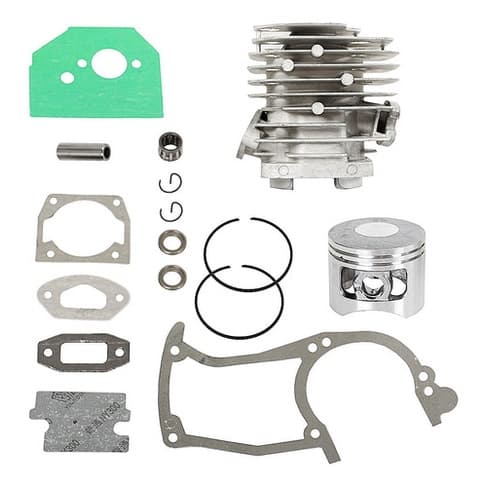 Kit Cilindro Juntas Pistão Gaiola P/ Motosserra Tekna Cs58