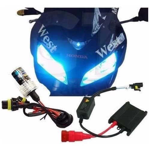 Kit Xenon Moto Slim Hid H4-2 8000k Reator Fino