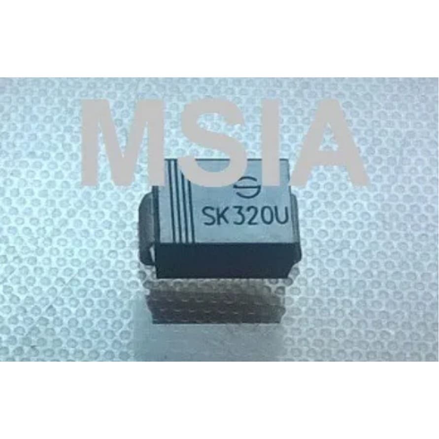 Lote 6 Peças Diodo SMD SK320U SK320U - Peça Nova - MSIA COMPONENTES