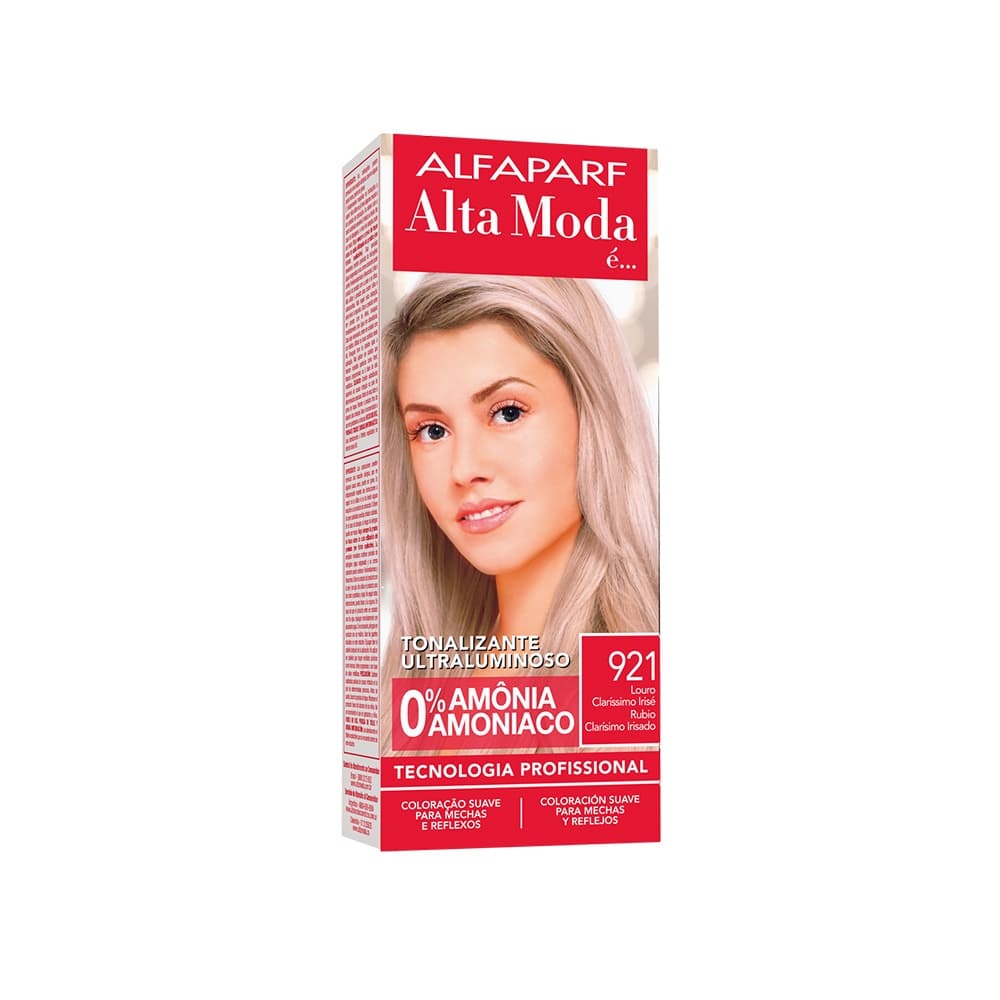 Alta Moda Tonalizante Louro Clarissimo Irise 921 120G Alfaparf